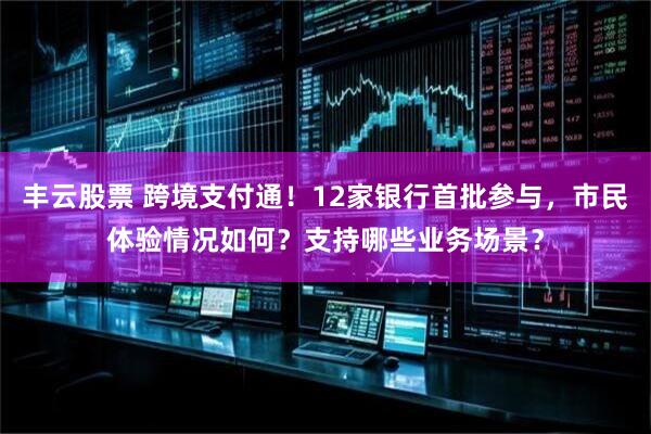 丰云股票 跨境支付通！12家银行首批参与，市民体验情况如何？支持哪些业务场景？